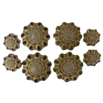 Rhinestone Christmas Peacock Brooches for Women in Saudi Arabia
