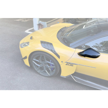 Carbonado Dry Carbon Fiber Mirror Housing para Maserati MC20 2020+