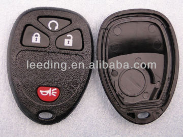 Black GM Auto Key,Auto Keyless Entry Remote Key Case with Four Buttons