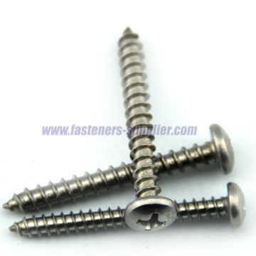 304 Stainless Steel Pan Head Self Fine Thread Tapping screws Made in China