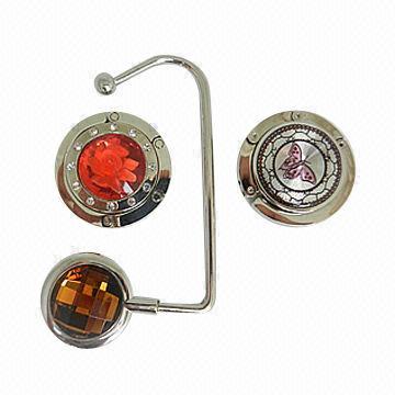 Foldable bag hooks, made of metal