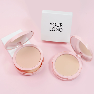 Vegan Pink Pressed Setting Powder - Private Label Cosmetics Makeup Matte Control Oil Powder