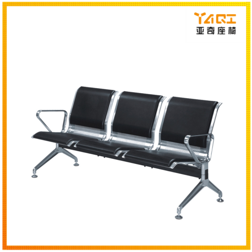 Wholesale stainless steel waitng chairs with pu leather (YA-81)