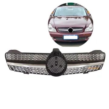 Front Diamond Grille for Mercedes-Benz CLS W219 (2009-2011)