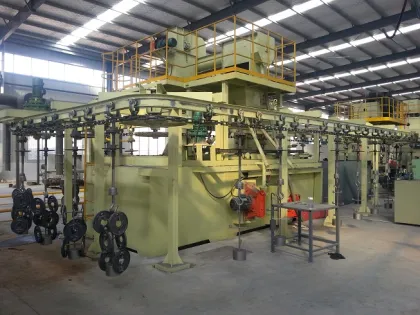 Hanging Chain Rust Remover Sandblaster, Hanger Shot Blasting machine