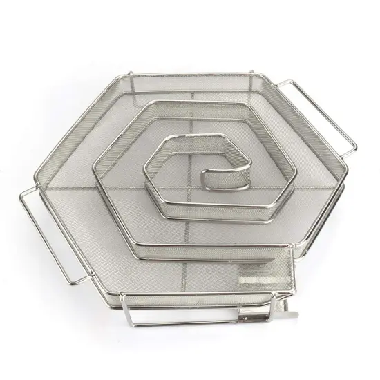 304 Stainless Steel Food Grade BBQ Wood Pellet Tube Smoker for Cold or Hot Smoking