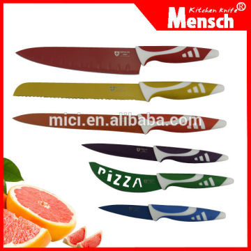 6pcs Royalty line Switzerland Non-stick Knife set