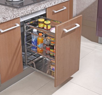 Cesta de extracción de cocina de acero inoxidable GFR-206