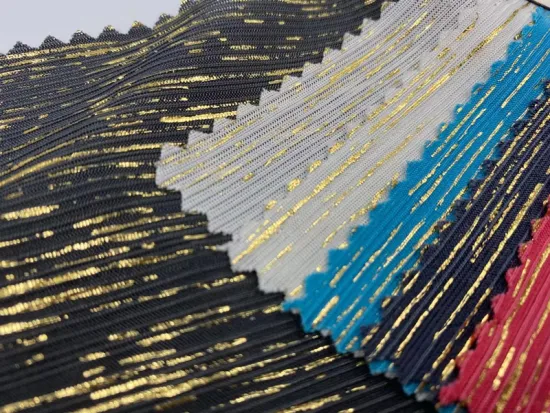 New Design Twinkle Metallic Foil Printed Fabric