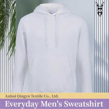 White Fleece Hoodie Custom Logo Edition