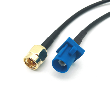 RG174 FAKRA to SMA Car GPS Pigtail Cable