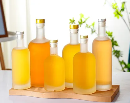 Clear Glass Bottles for Wine Drinks Beer Soda