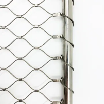 Stainless Steel Safety Wire Rope Mesh Netting for Stair Railing