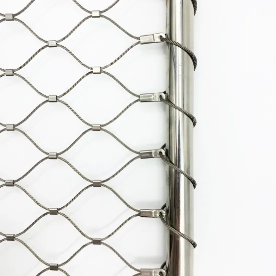 Stainless Steel Safety Wire Rope Mesh Netting for Stair Railing