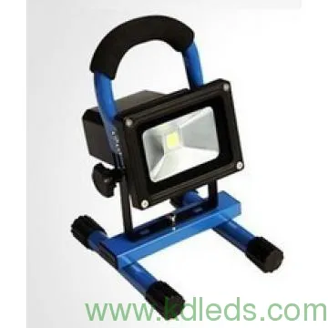 Blue 5W chargeable flood light