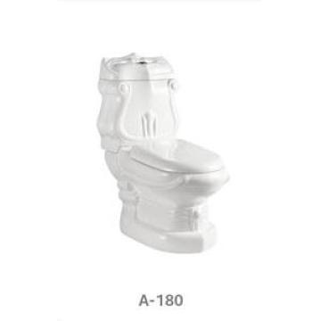 flower two-piece toilet