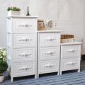 Solid Wood Chest Of Drawers Wood 3 Layers Storage Wardrobe Cabinet Factory