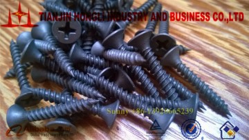BLACK PHOSPHATED FINE THREAD SCREW 3.5X70MM