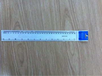 30cm transparent plastic straightedge
