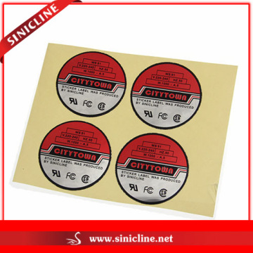 Round PVC Sticker Labels
