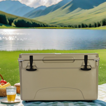 Custom Logo 52QT Hiking Fishing Camping Hard Plastic Cooler