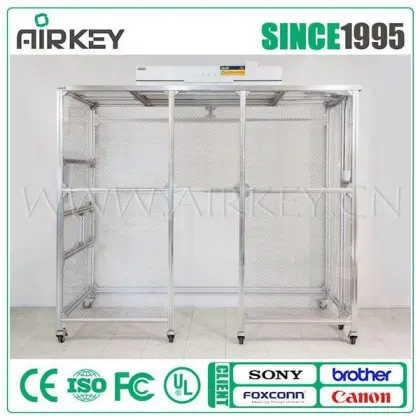Class 1000 portable softwall clean room clean booth for refurbish mobile phone