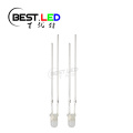 Diffused White 3mm LED 5000-10000K Cool White LED