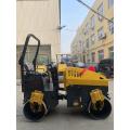 3 tons hydraulic vibratory double wheel road roller