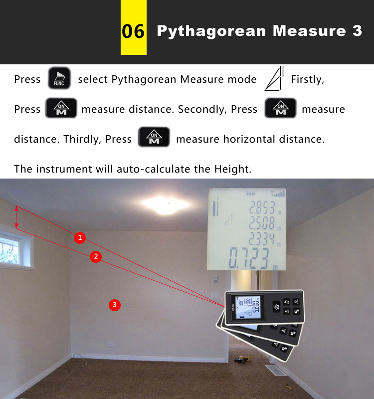 Distance Lazer Digital Distance Meter 40m