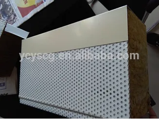 sound absorption rockwool sandwich panel