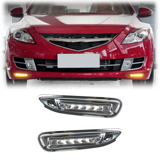 Gobison LED DRL Daytime Running Light Fog Lamp for Mazda 6 2010-2013