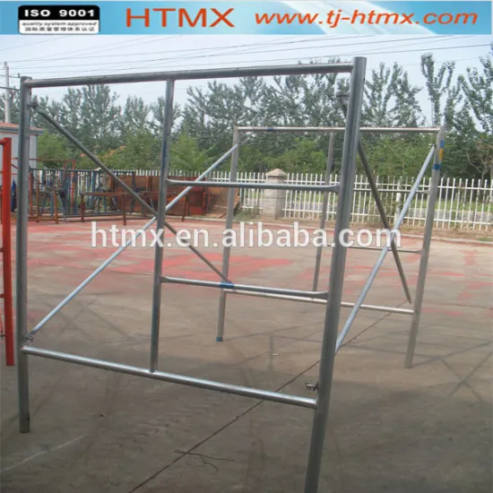 Q235 galvanized painted steel ladder type scaffolding