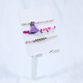 Bracelet de pêssego de pêssego de pêssego roxo de 12 mm