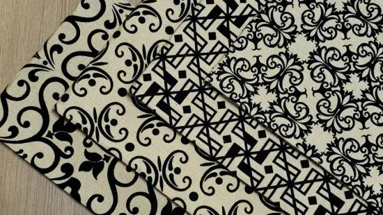 Polyester Flower Mat and Flocking Fabric for Sofa