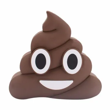 2016 Wholesale Cartoon Power Bank Charger Poops Emoji Mobile Powerbank