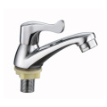 Home Single Handle Brass Water Tap Bathroom Black Colour Wash Basin Faucet