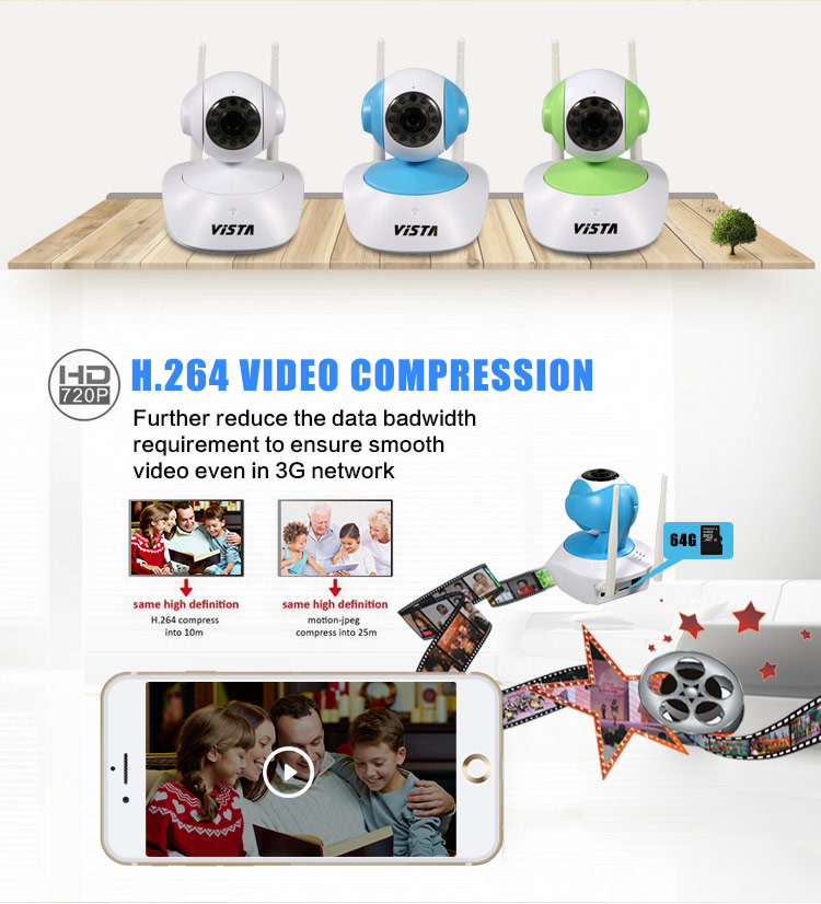 H.264 Video IP Camera