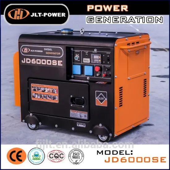 Small silent 5KVA diesel generator set with ATS