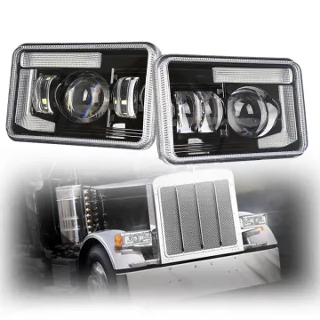Morsun 4x6 LED Headlight for Kenworth Freightliner Peterbilt 379 378 357