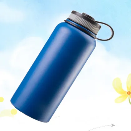 32oz/950ml Us Hydro Flask Vacuum Flask Sport Bottle Straw Lid