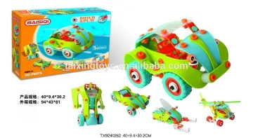 Kids Educational Toys Intelligent helicopter and car building blocks