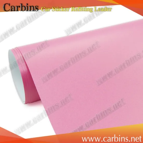 2015 Carbins high quality vinyl wraps 3M magic diamond films matte rose