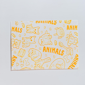Pet food outer wrapping paper