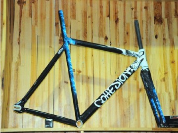 Cohesion Single Speed Bike Carbon Frame with Carbon Fork