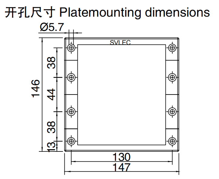 KEL Cable Entry Plate