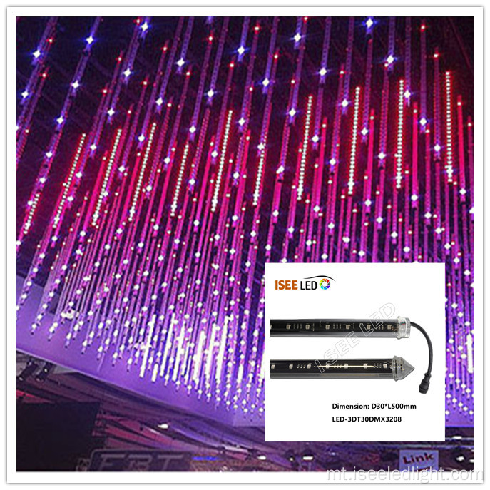 Matrix LED Pixel 3D Tube għal DJ Bar