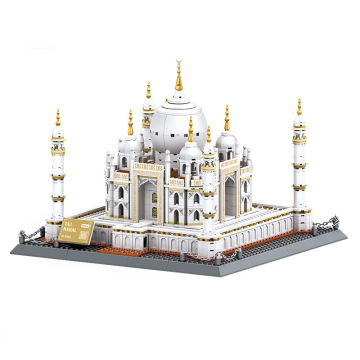 Costruzioni di costruzione di modelli Wange 5211 Top vendute: replica dettagliata di Taj Mahal - Un eccezionale giocattolo educativo per i bambini