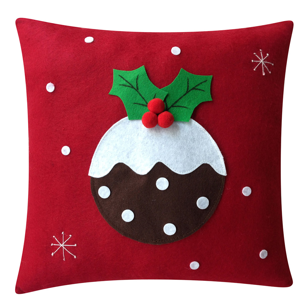 Pudding Pattern Christmas Pillow