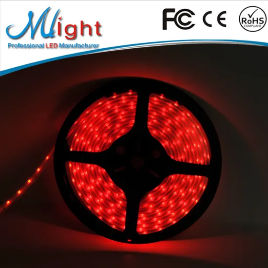 3528 smd stickable 12v red color kitchen led strip lights