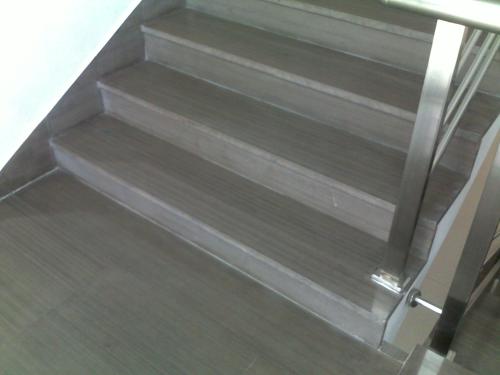 Honed Natural Granite Grey Sandstone Stair